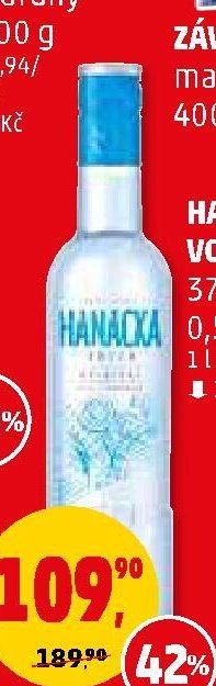 HANÁCKÁ VODKA 37,5 % alk. 0,5 l