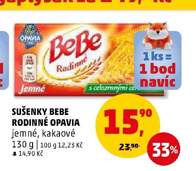 Sušenky Bebe rodinné Opavia