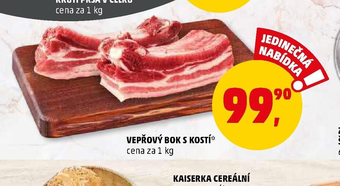VEPŘOVÝ BOK S KOSTÍ