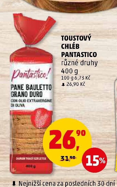 TOUSTOVÝ CHLÉB PANTASTICO