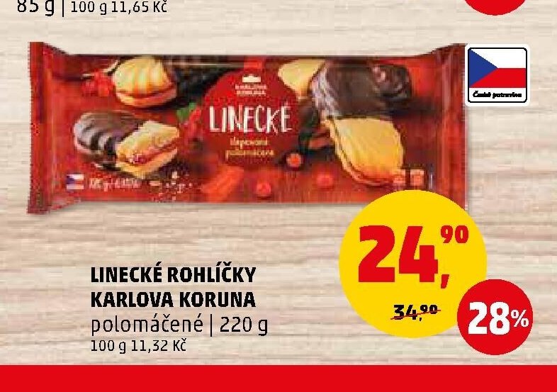 LINECKÉ ROHLÍČKY KARLOVA KORUNA