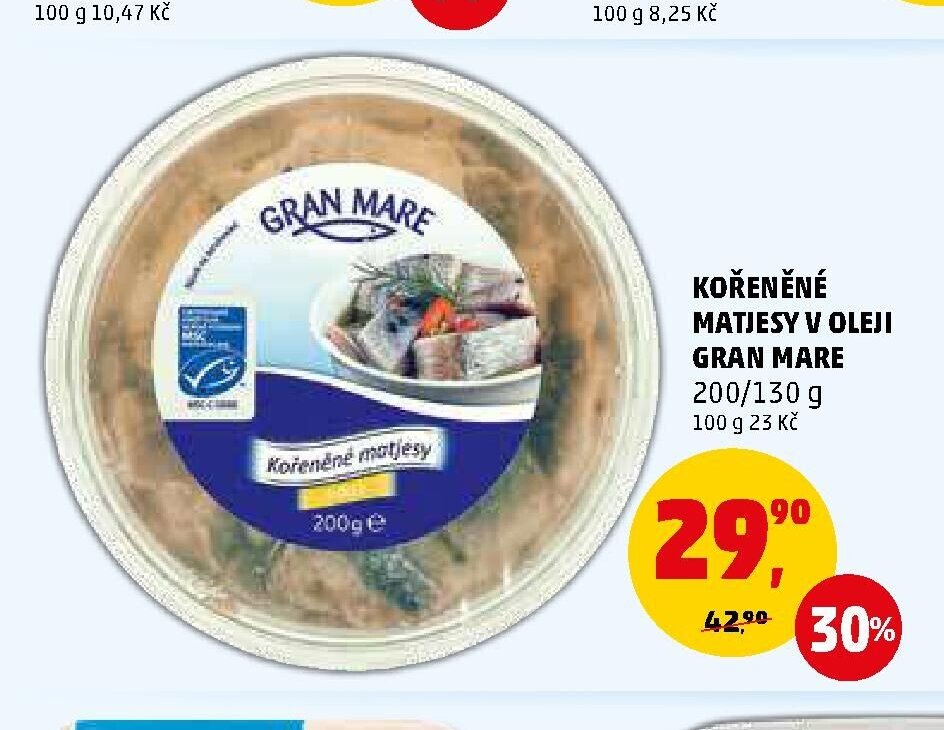 Kořeněné matjesy v oleji Gran Mare