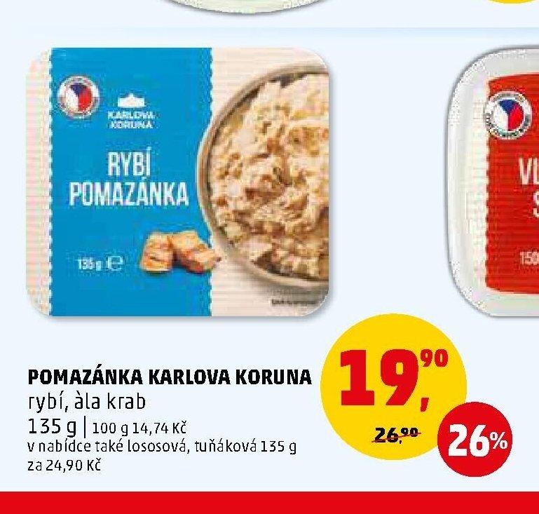 Pomazánka Karlova Koruna