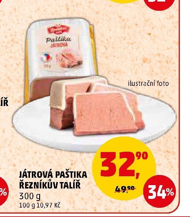 JÁTROVÁ PAŠTIKA ŘEZNÍKŮV TALÍŘ 300 g