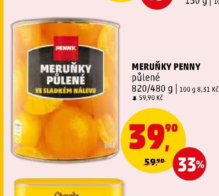 MERUŇKY PENNY půlené