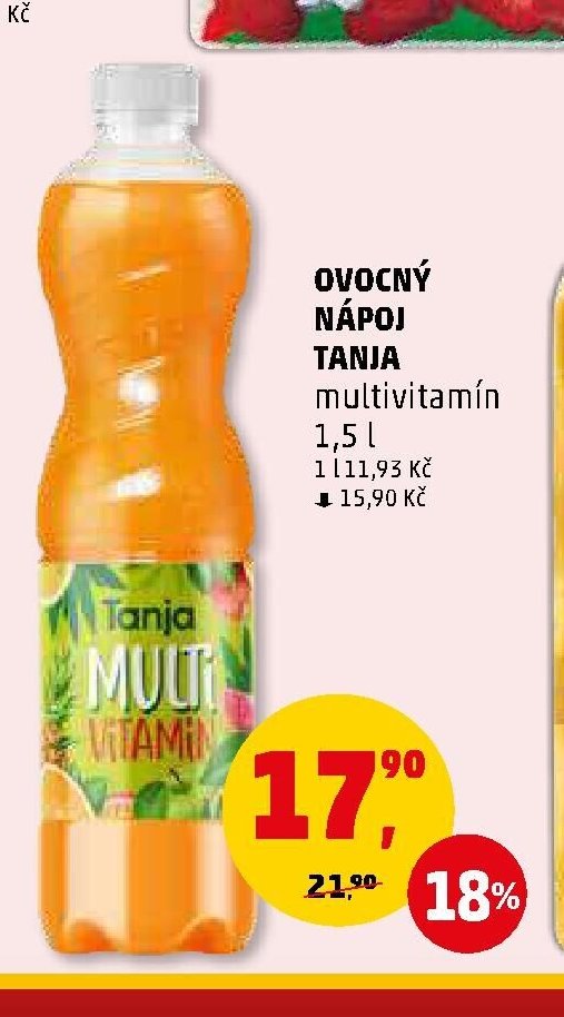 OVOCNÝ NÁPOJ TANJA multivitamín