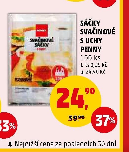 SÁČKY SVAČINOVÉ S UCHY PENNY