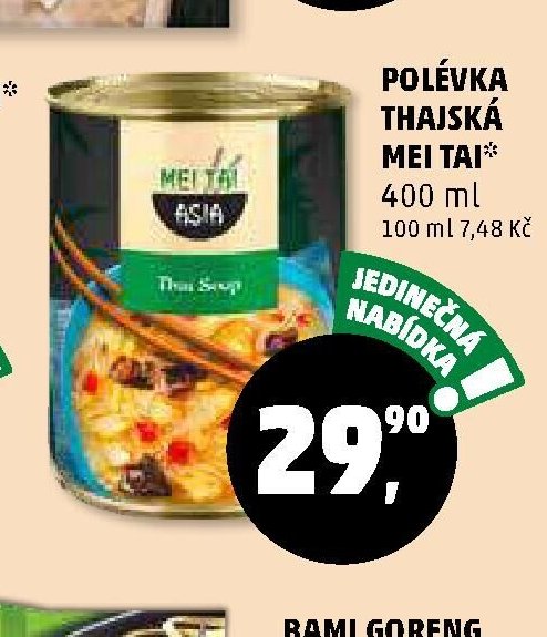 POLÉVKA THAJSKÁ MEI TAI 400 ml