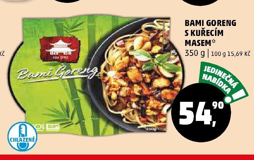 BAMI GORENG S KUŘECÍM MASEM MEI TAI 350 g
