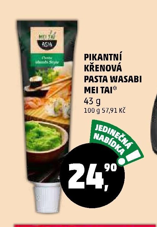 PIKANTNÍ KŘENOVÁ PASTA WASABI MEI TAI