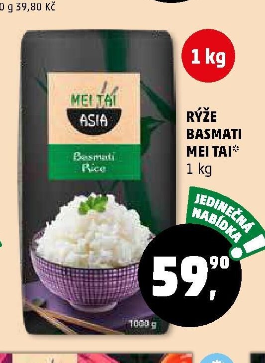 RÝŽE BASMATI MEI TAI