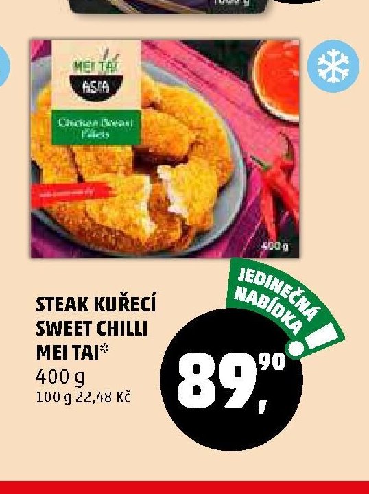 STEAK KUŘECÍ SWEET CHILLI MEI TAI
