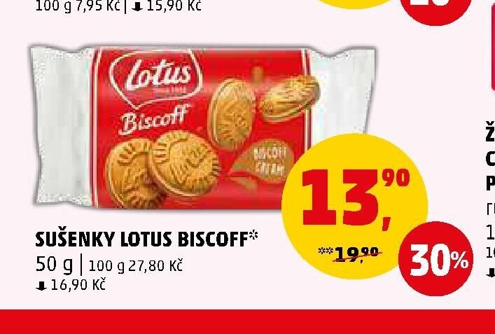 Sušenky Lotus Biscoff