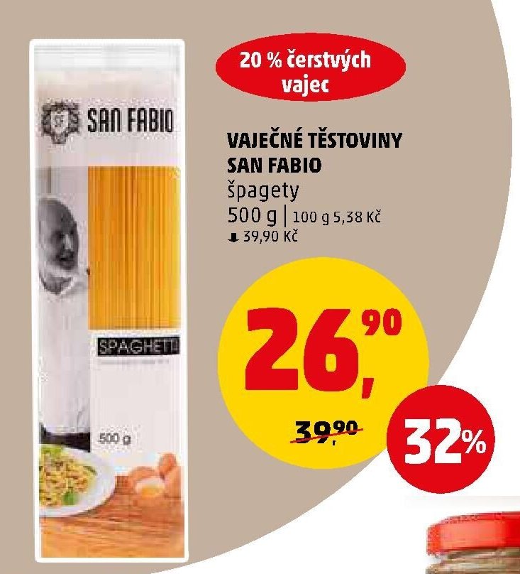 Vaječné těstoviny San Fabio