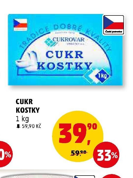 Cukr kostky