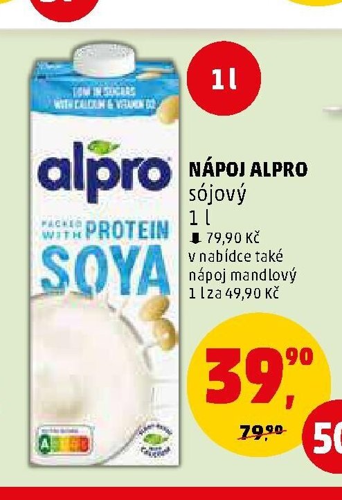 Nápoj Alpro sójový