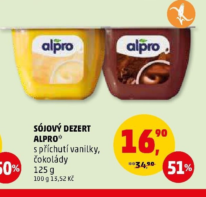 Sójový dezert Alpro