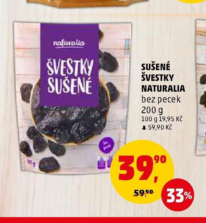 SUŠENÉ ŠVESTKY NATURALIA