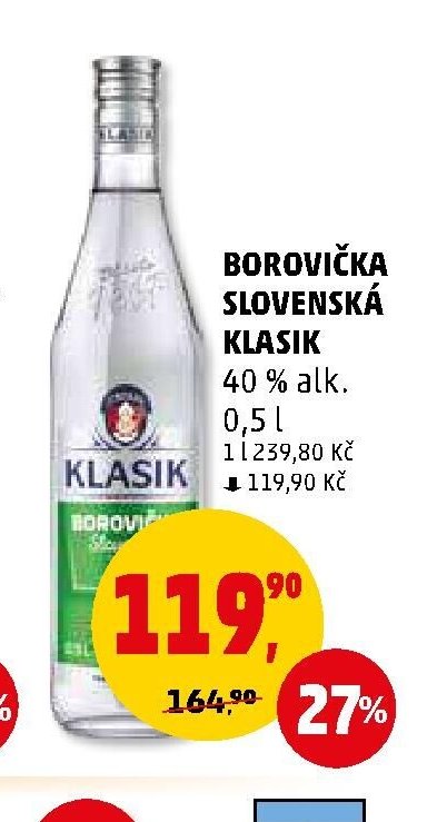 BOROVIČKA SLOVENSKÁ KLASIK 0,5 l
