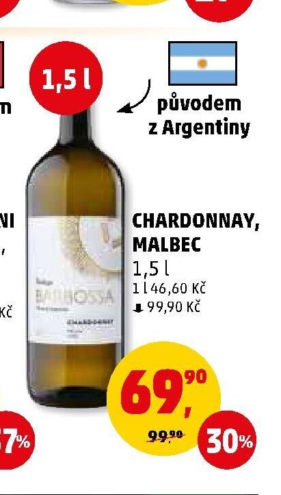 CHARDONNAY, MALBEC 1,5 l