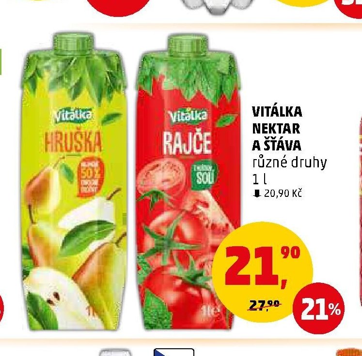 VITÁLKA NEKTAR A ŠŤÁVA různé druhy