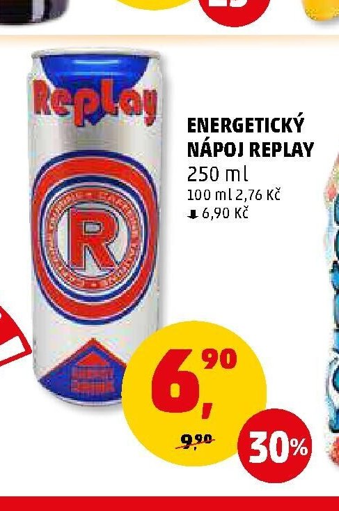 ENERGETICKÝ NÁPOJ REPLAY