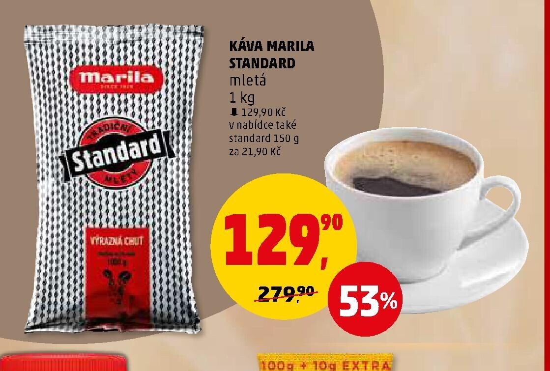 KÁVA MARILA STANDARD mletá 1 kg