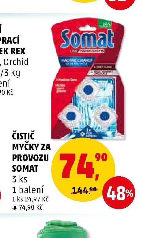 ČISTIČ MYČKY ZA PROVOZU SOMAT 3 ks