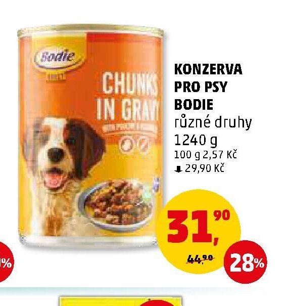 Konzerva pro psy Bodie 1240 g