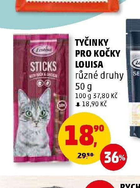 Tyčinky pro kočky Louisa 50 g