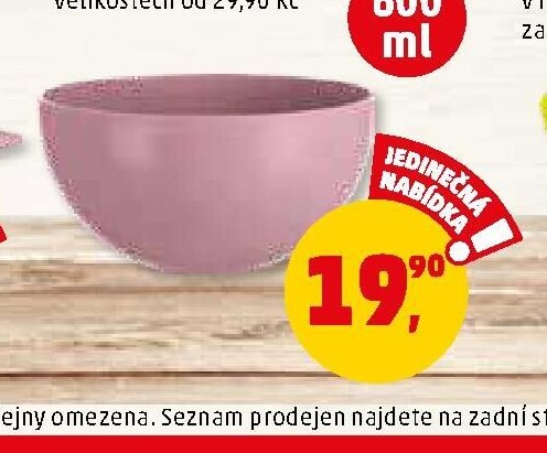 Miska plastová