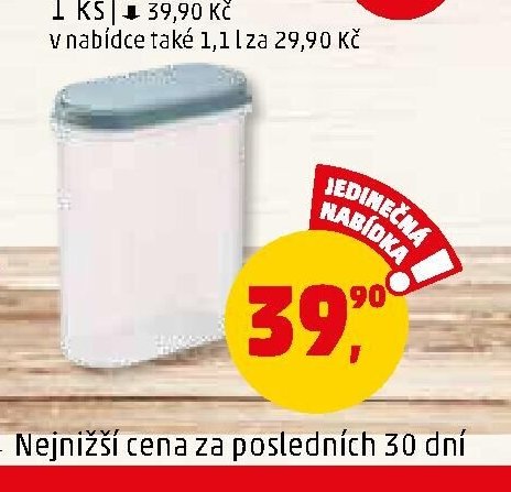 Dóza plastová na potraviny