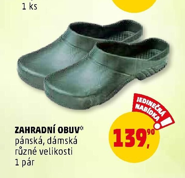 ZAHRADNÍ OBUV