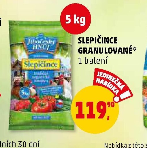 SLEPIČINCE GRANULOVANÉ