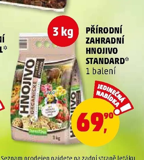 PŘÍRODNÍ ZAHRADNÍ HNOJIVO STANDARD