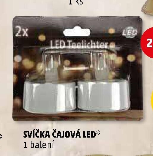 Svíčka čajová LED