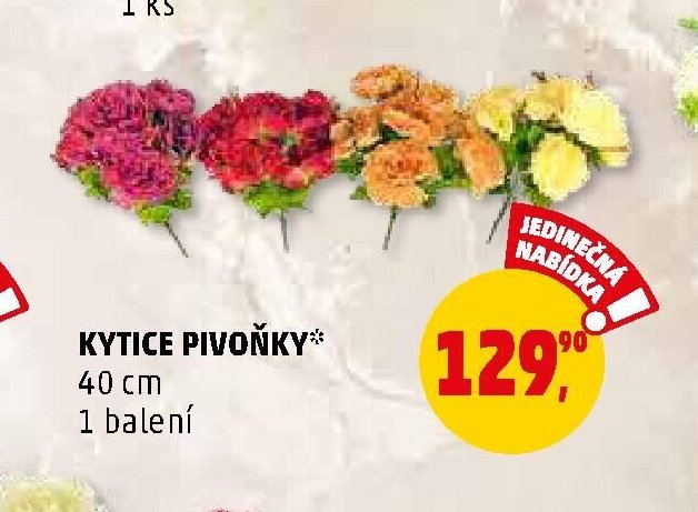Kytice pivoňky