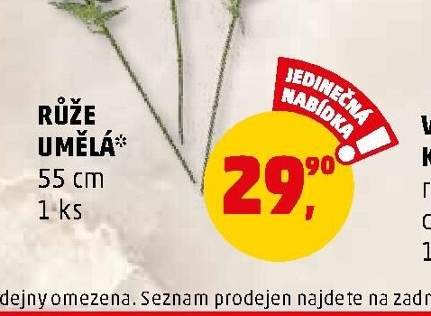 Růže umělá