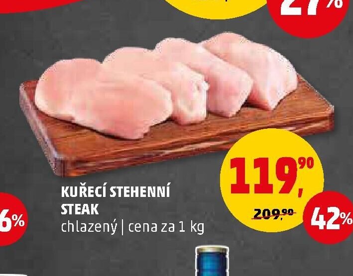 KUŘECÍ STEHENNÍ STEAK