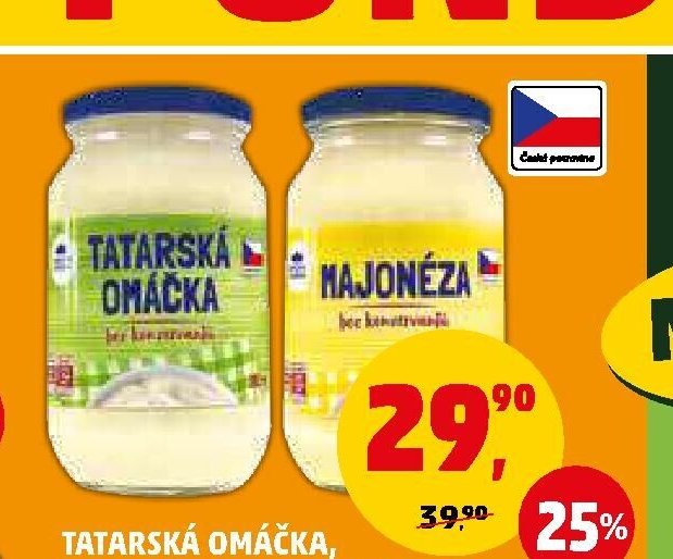 Tatarská omáčka, Majonéza Karlova Koruna