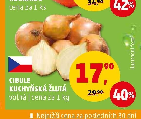 Cibule kuchyňská žlutá