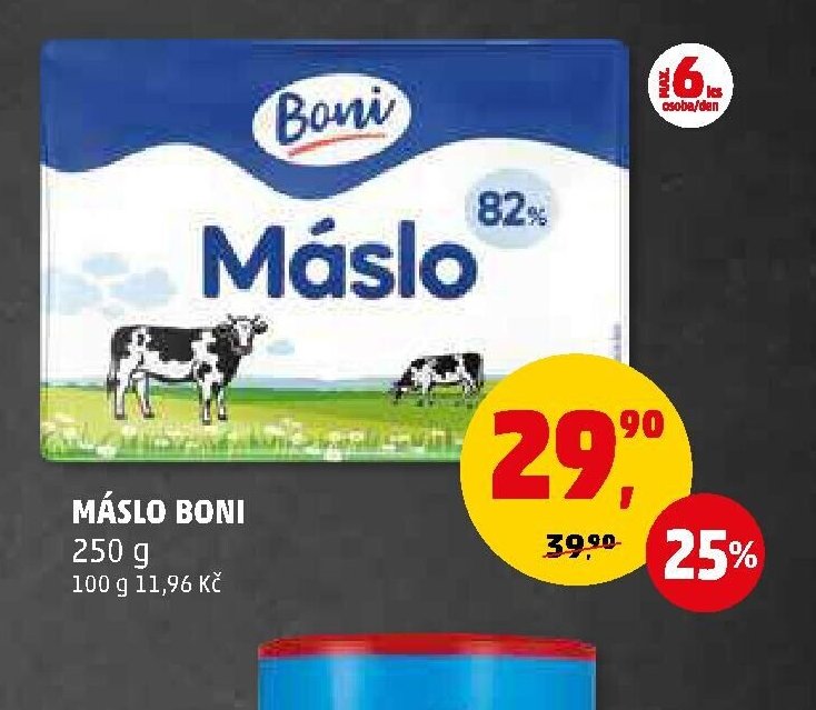 Máslo Boni 250 g