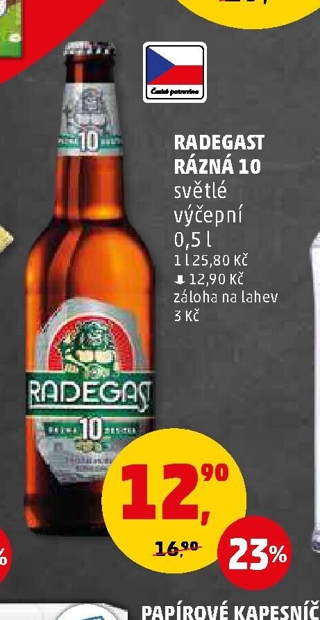 Radegast Rázná 10 světlé výčepní