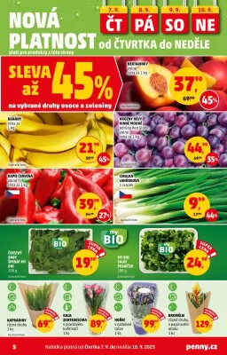 akční leták Penny Market 7.9.2023-13.9.2023