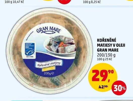 KOŘENĚNÉ MATJESY V OLEJI GRAN MARE