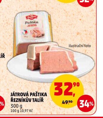 JÁTROVÁ PAŠTIKA ŘEZNÍKŮV TALÍŘ 300 g