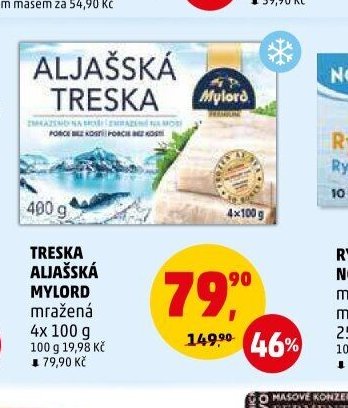 TRESKA ALJAŠSKÁ MYLORD mražená