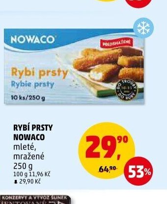 RYBÍ PRSTY NOWACO mleté, mražené