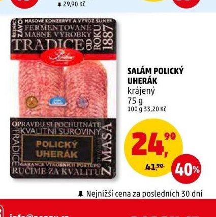 SALÁM POLICKÝ UHERÁK krájený