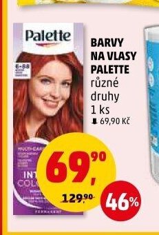 BARVY NA VLASY PALETTE
